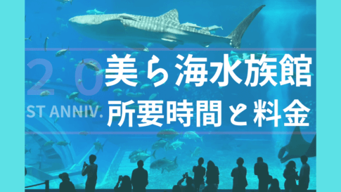 沖縄の定番観光地巨大水族館、美ら海水族館！ジンベイザメと所要時間と安く出回れる穴場の時間帯
